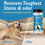 Carpet Deodorizing Powder – Powerful Pet Odor Eliminator & Lemon Carpet Freshener for Rugs, Sofas & Mattresses