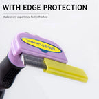 Dog & Cat Deshedding Grooming Brush | Undercoat Hair Remover Comb for Long & Short Hair