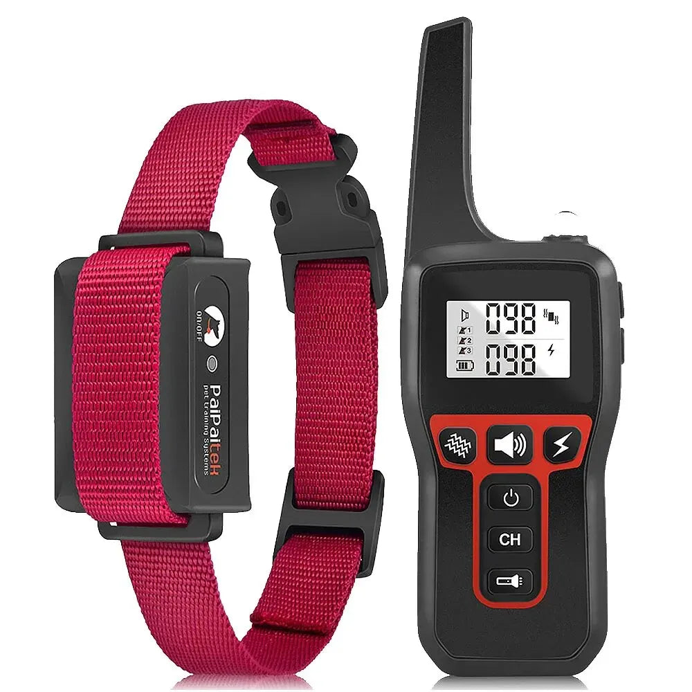 1000M Waterproof Dog Training Collar with Remote – Rechargeable Anti Bark Shock Collar for Dogs