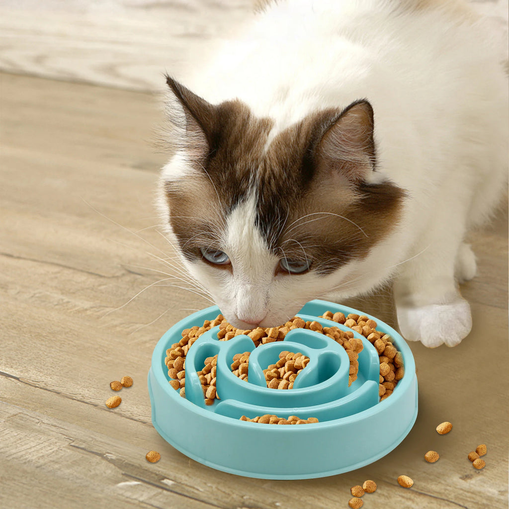 Slow Feeder Dog Bowl – Anti-Gulp Maze Design for Small, Medium & Large Dogs