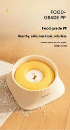 Floating Slow Feeder Dog Water Bowl – Anti-Spill & Anti-Wet Chin Design