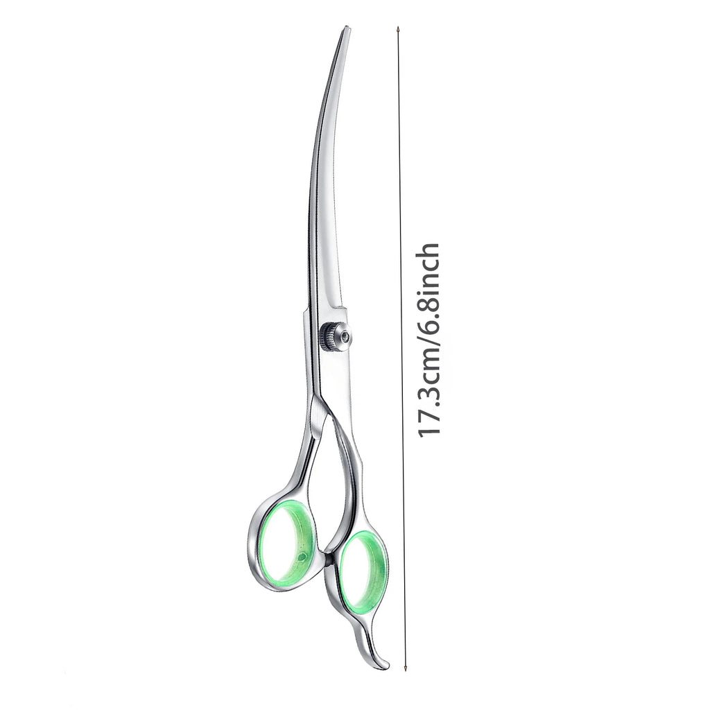 Pet Grooming Scissors Stainless Steel – Dog and Cat Hair Trimming Shears for Face, Eyes, Ears & Feet