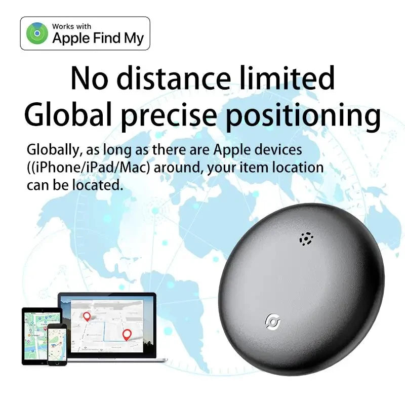 Smart GPS Locator Tag – Pet, Kids, Wallet and Luggage Tracker (Apple Find My Compatible)