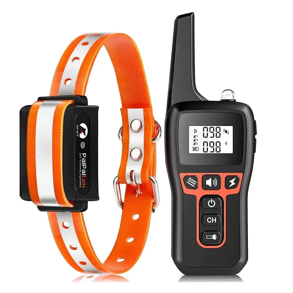 1000M Waterproof Dog Training Collar with Remote – Rechargeable Anti Bark Shock Collar for Dogs