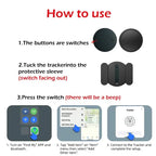 Smart GPS Locator Tag – Pet, Kids, Wallet and Luggage Tracker (Apple Find My Compatible)