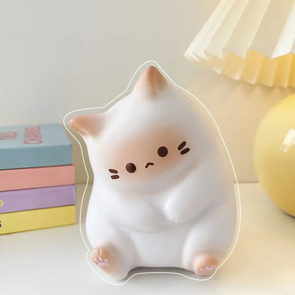 Cat Squishy Stress Relief Toy Slow Rising PU Squeeze Fidget