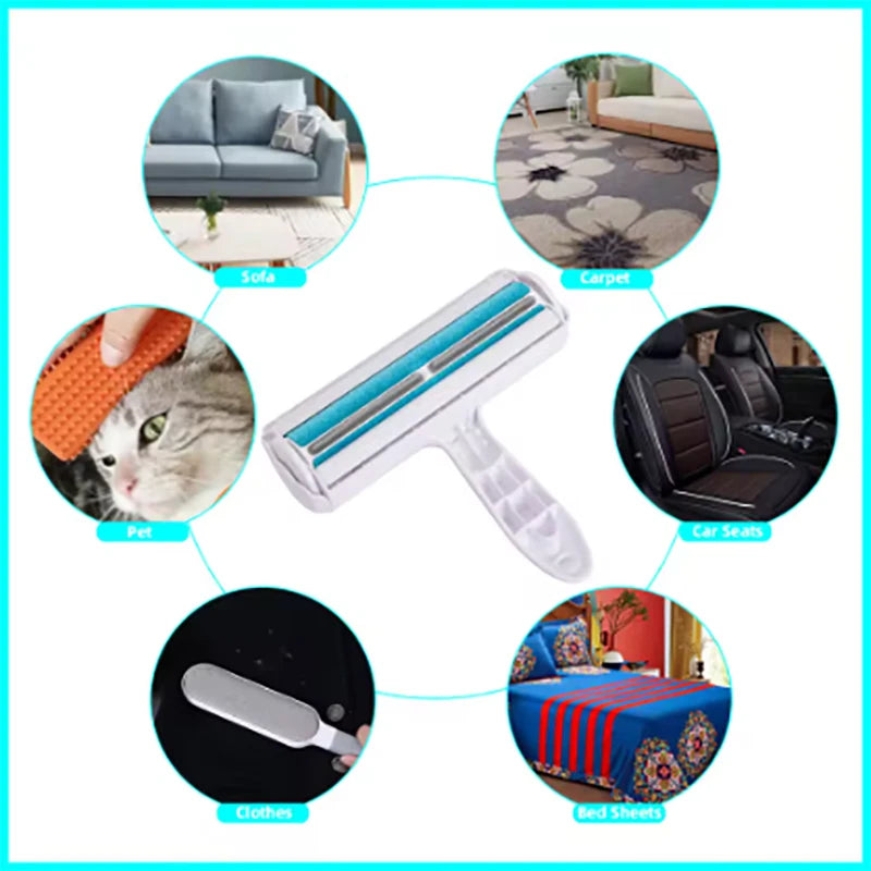 Reusable Pet Hair Remover Roller Set – Self-Cleaning Fur Cleaner for Cats, Dogs, Sofa & Carpet