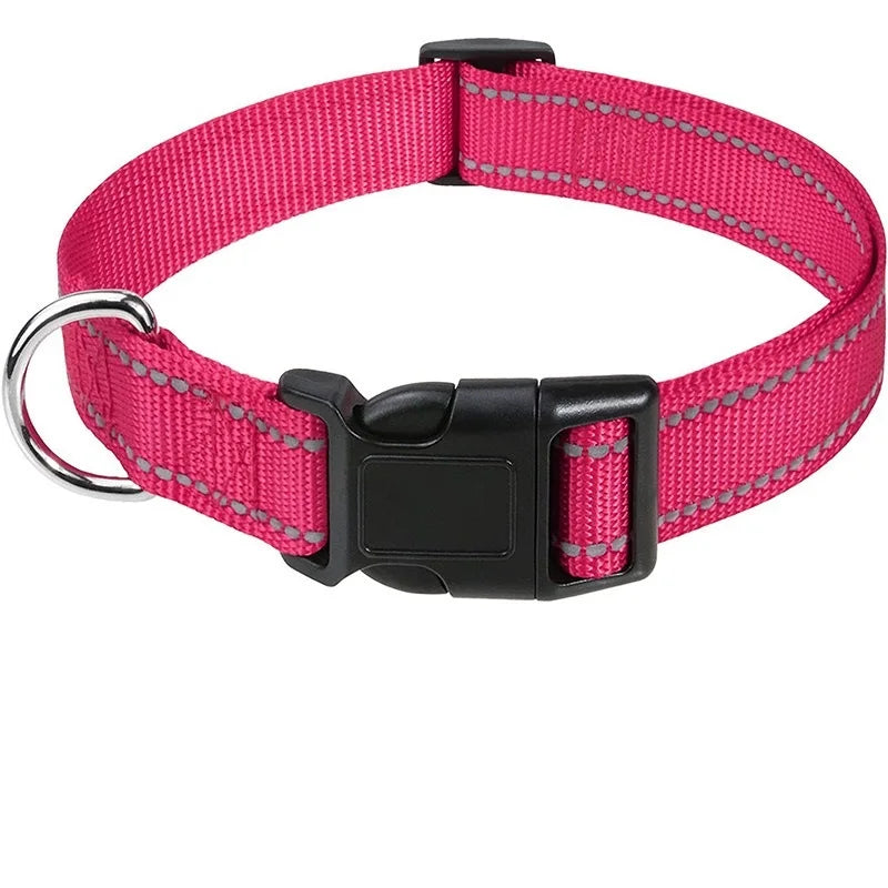 Decorative Choker Dog Collar for Small Puppies – Adjustable Nylon Pet Neck Collar