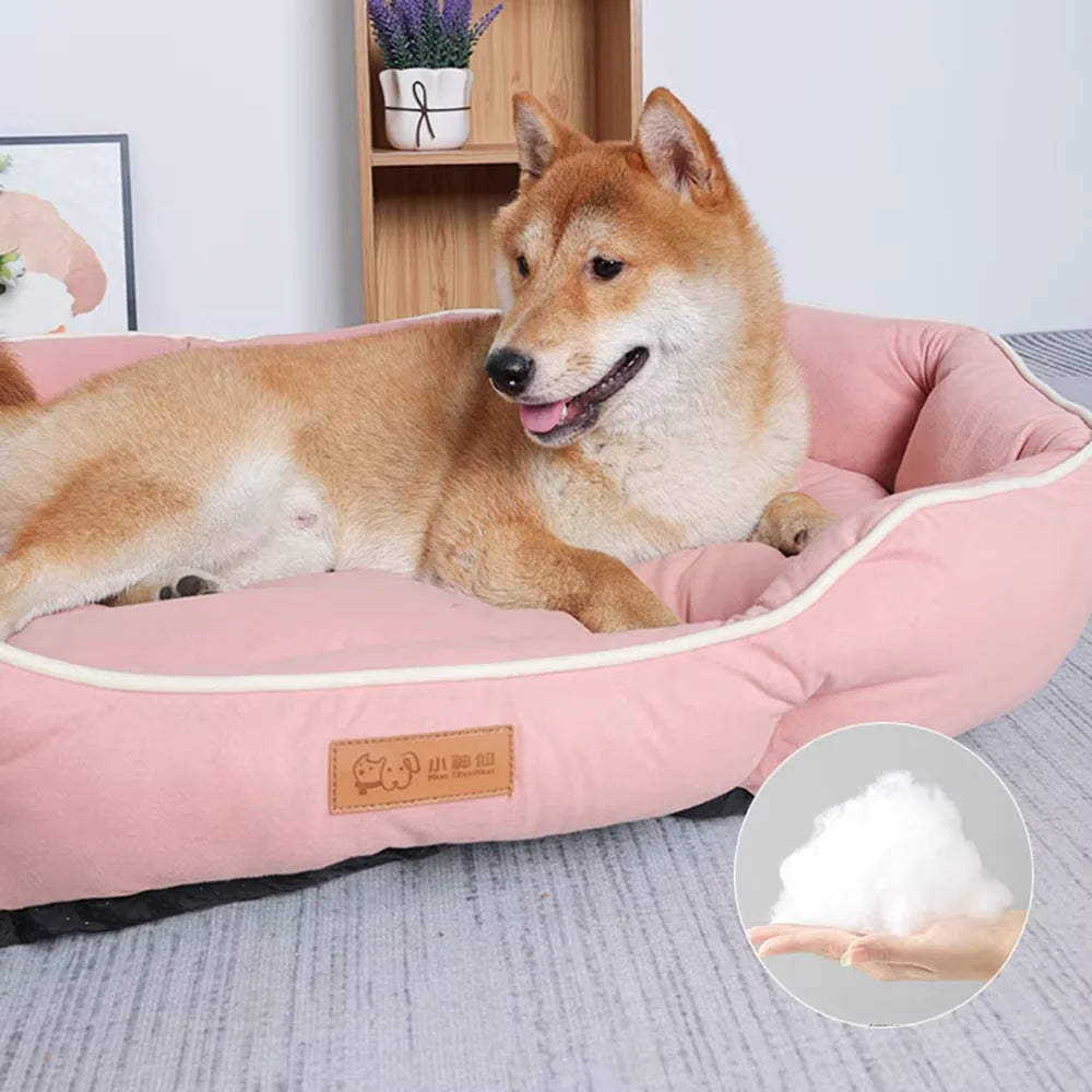 Comfortable Pet Sofa Bed for Dogs and Cats – Soft Washable Sleeping Cushion