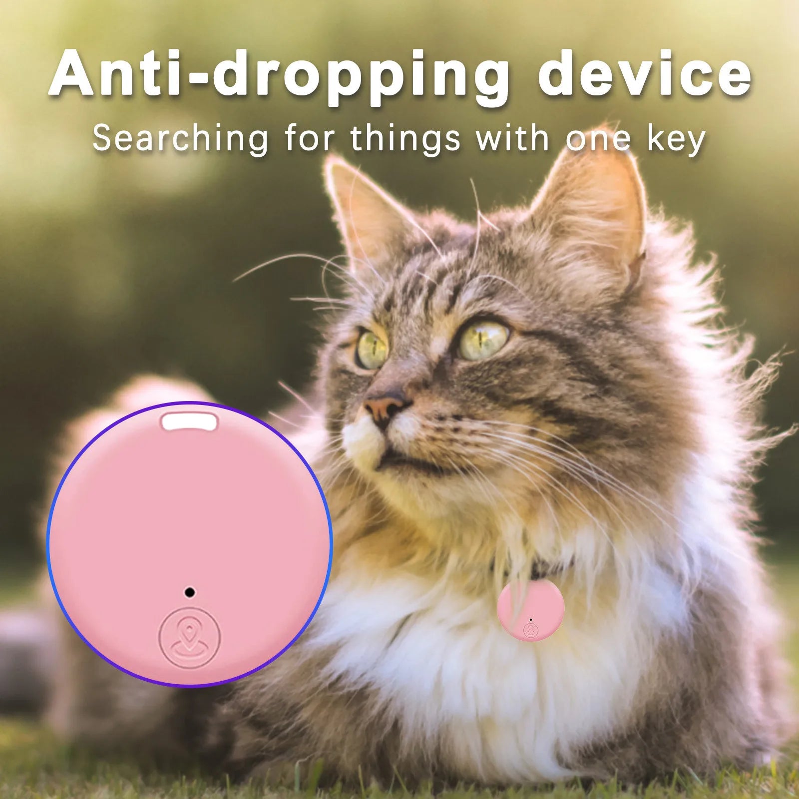 Mini Bluetooth Anti-Lost Tracker for Keys & Pets