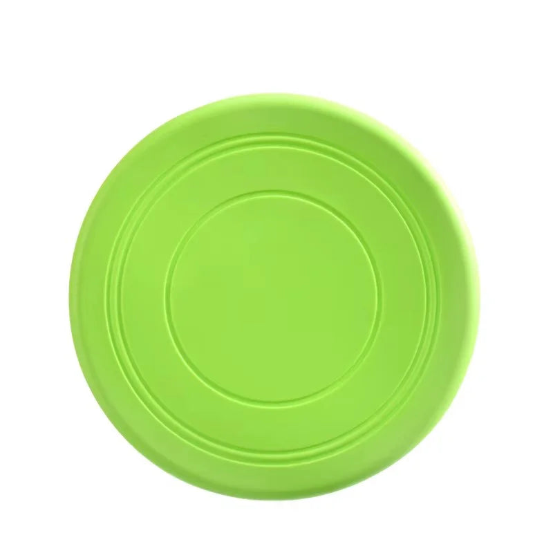 Durable Dog Frisbee Toy – Soft TPR Flying Disc for Fetch, Training, Outdoor Play & Water Games