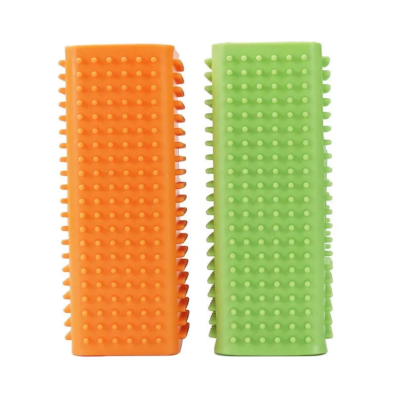 Silicone Pet Hair Remover Brush for Dogs & Cats – Reusable Fur Cleaner for Furniture, Carpets, Clothes & Cars
