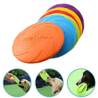 Silicone Dog Flying Disc Toy – Durable TPR Frisbee for Fetch, Outdoor Training & Interactive Play