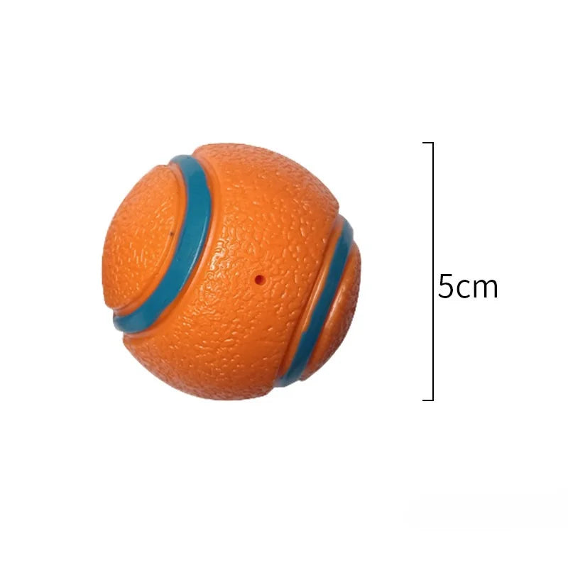 Dog Fetch Ball Toy – Tough Rubber Chew & Elastic Jumping Ball for Large, Medium and Small Dogs