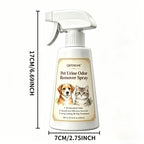 Pet Urine Odor Remover Spray 200ml – Pet-Safe Odor Eliminator & Deodorizer for Dogs, Cats, Carpets & Furniture