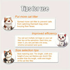 5PCS/10PCS Washable Cat Litter Filters for Litter Box Liners – Reusable Cat Litter Net Bags, Easy-Clean Pet Litter Box Accessories XL