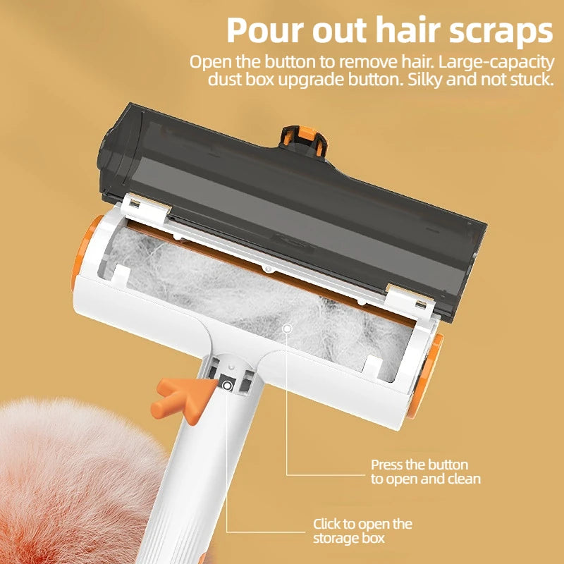 Multifunctional Pet Hair Remover Roller – Reusable Dog & Cat Hair Cleaning Stick for Clothes, Sofa & Carpet