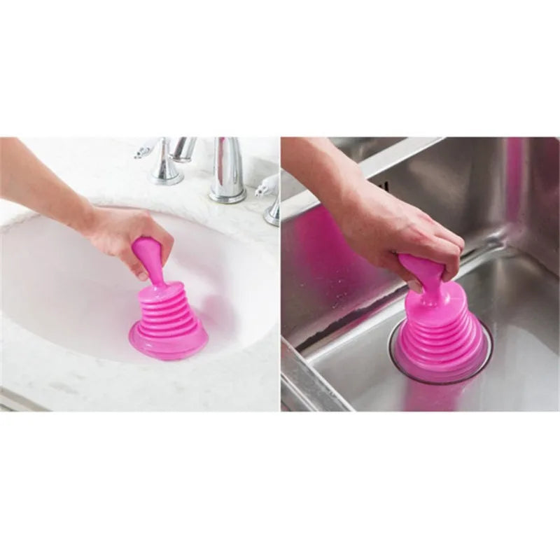 Sink & Toilet Plunger Tool – Powerful Suction Cup Drain Cleaner for Bathroom & Kitchen Pipes