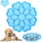 Pet Slow feeder Bowl Licking Pad Lick Feeder Pad with Suction Cup Choke Proof Silicone Slow Food Dog and Cat Feeding Products