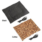 USB Pet Heating Pad Soft Plush Electric Blanket for Dogs and Cats | Washable Warm Bed Mat for Winter Puppies and Kittens