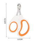Circular Hole Pet Nail Scissors – Professional Dog & Cat Nail Clippers, Safe & Easy Toe Claw Trimmer for Small Pets, Anti-Slip Pet Grooming Tool