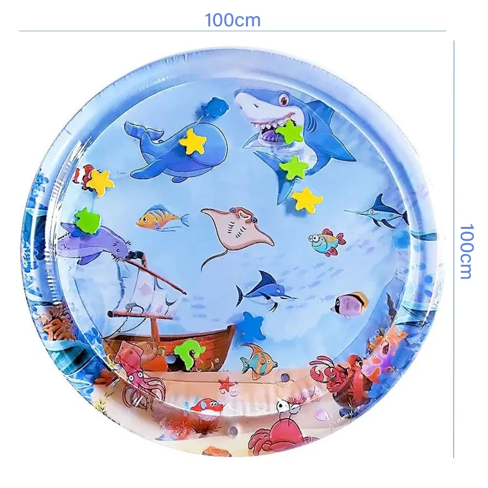 Summer Cooling Pet Water Bed Cushion – Inflatable Water Sensory Play Mat, Interactive Cooling Pad for Dogs, Cats, Puppies & Kittens