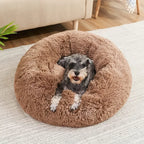 Super Soft Plush Cat Bed – Washable Donut Pet Bed for Cats and Small Dogs