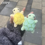 Mini Turtle Plush Dog Toy – Soft Chew Toy for Puppies, Teething & Interactive Play