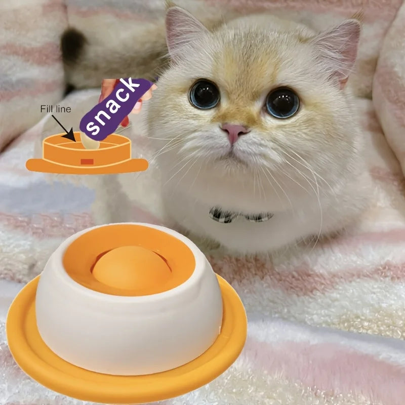 Pet Lick Mat Slow Feeder for Dogs & Cats – Interactive Yogurt & Treat Plate