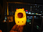 Cute Capybara Night Light – Silicone LED Cartoon Bedside Lamp for Room Decor and Gift