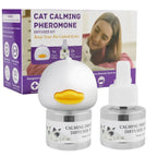 Cat Pheromone Plug-In Diffuser Kit with 30-Day Refill | Calming Stress Relief and Relaxation for Indoor Cats