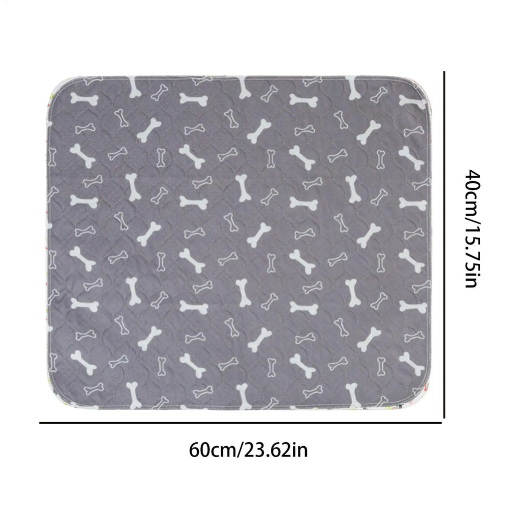 Reusable Puppy Pee Pad 60×40cm | Leak-Proof Absorbent Dog and Cat Training Mat for Home and Travel