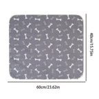 Reusable Puppy Pee Pad 60×40cm | Leak-Proof Absorbent Dog and Cat Training Mat for Home and Travel