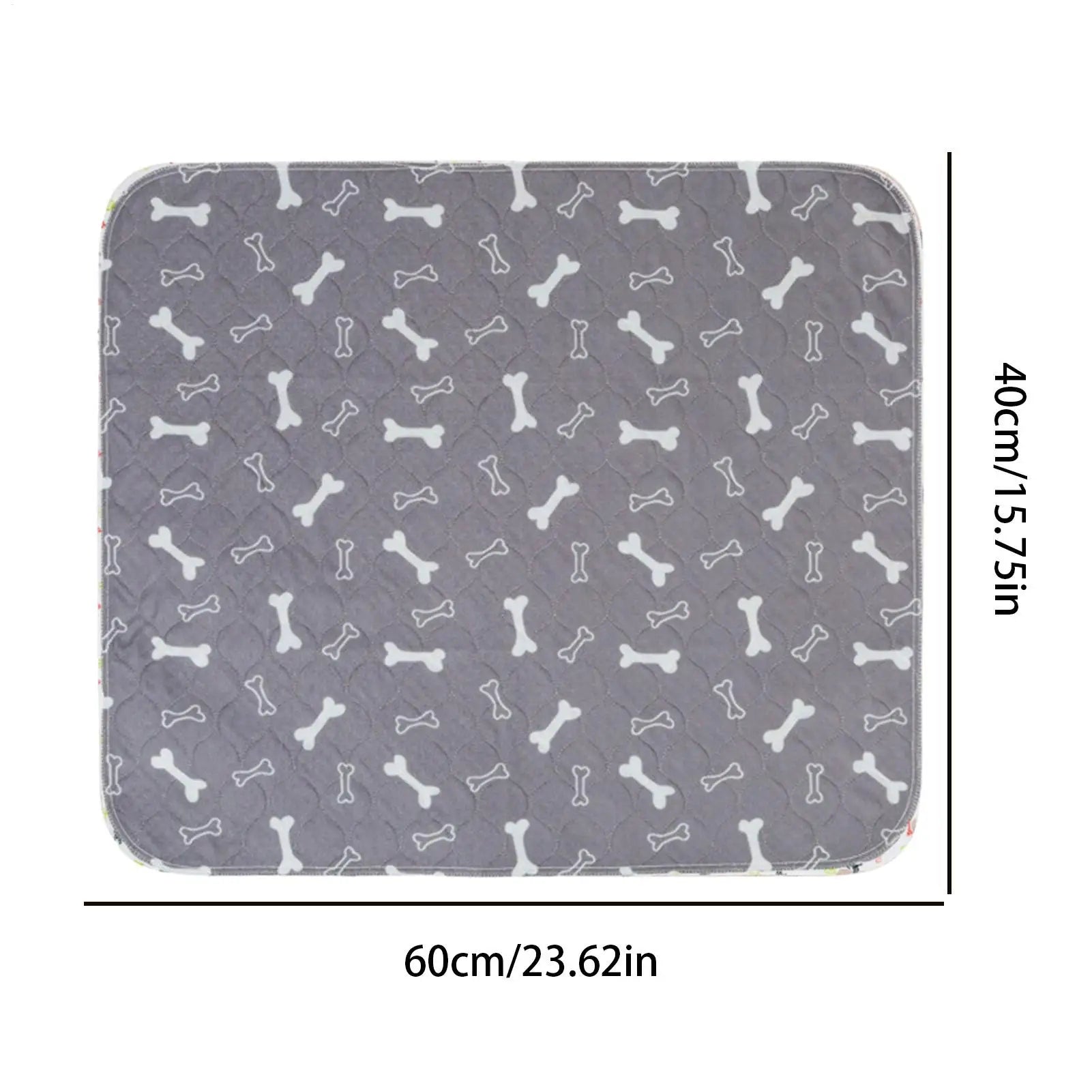 Reusable Puppy Pee Pad 60×40cm | Leak-Proof Absorbent Dog and Cat Training Mat for Home and Travel