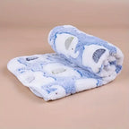 Cartoon Elephant Pet Blanket for Dogs and Cats | Soft Cozy Flannel Throw for Puppies & Kittens