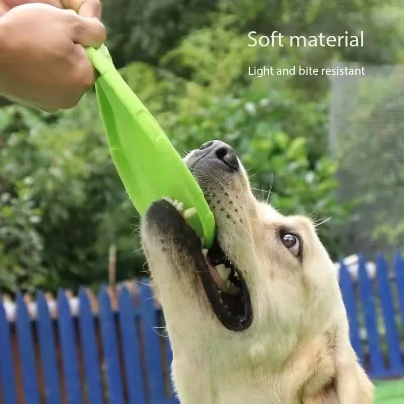 Durable Dog Frisbee Toy – Soft TPR Flying Disc for Fetch, Training, Outdoor Play & Water Games