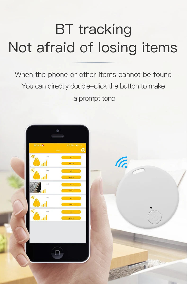 Mini Bluetooth Anti-Lost Tracker for Keys & Pets
