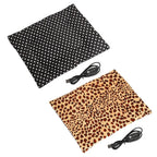 USB Pet Heating Pad Soft Plush Electric Blanket for Dogs and Cats | Washable Warm Bed Mat for Winter Puppies and Kittens