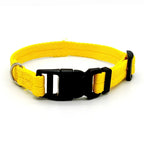 Solid Color Dog Collar for Small and Medium Dogs | Quick Release Adjustable Puppy Training Collar for Teddy Bichon Cats