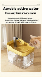 1.5L Automatic Cat Water Fountain – USB Pet Drinking Dispenser with Filter & Quiet Pump
