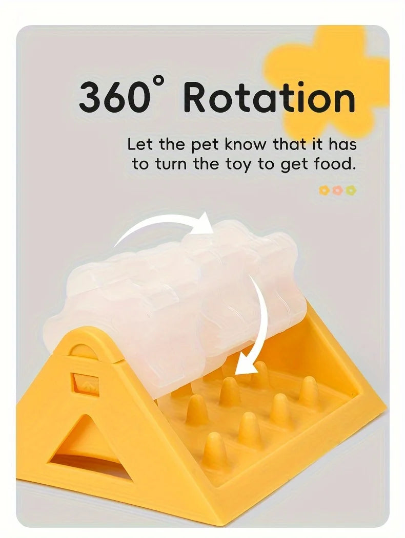 Interactive Dog Food Dispenser Toy – Puzzle Slow Feeder & Treat Dispenser