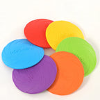 Silicone Dog Flying Disc Toy – Durable TPR Frisbee for Fetch, Outdoor Training & Interactive Play