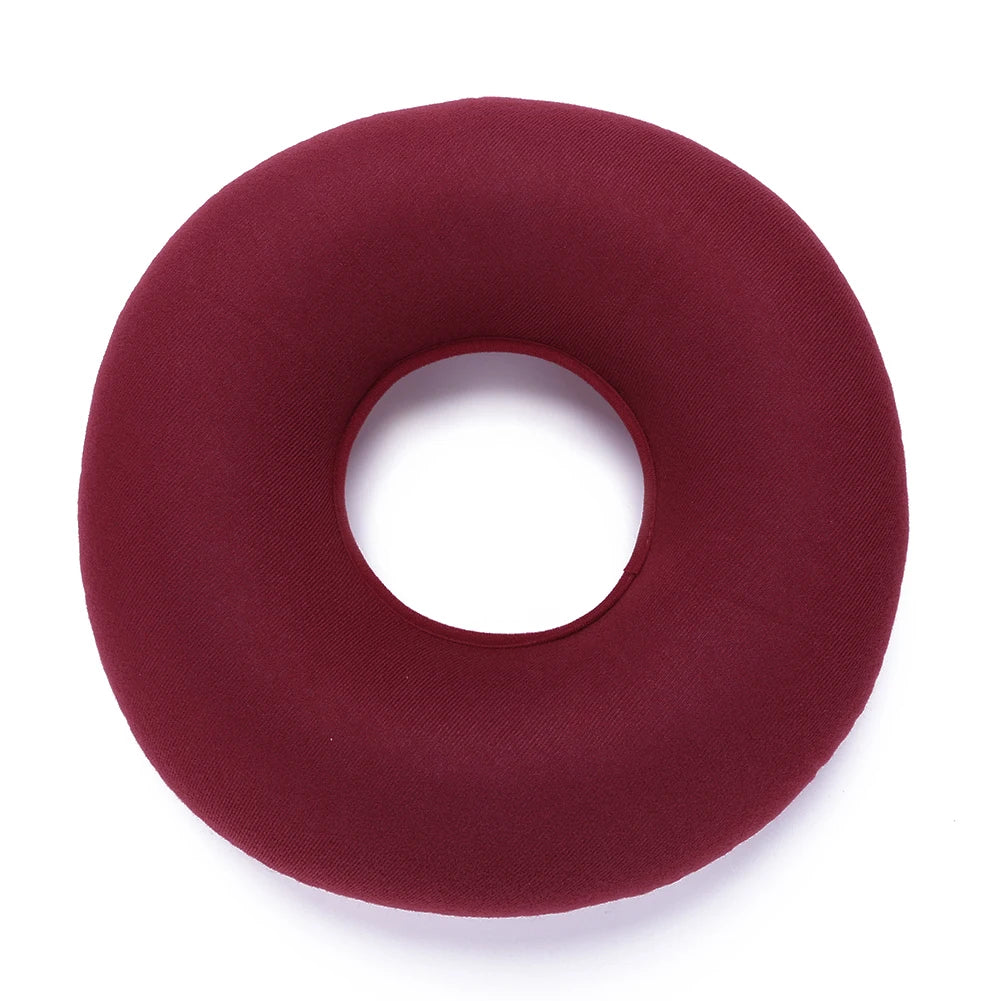 Donut Pillow Hemorrhoid Tailbone Cushion Home Office Use Donut Pillow Seat Cushion with Pump for Hemorrhoids Pressure Sores
