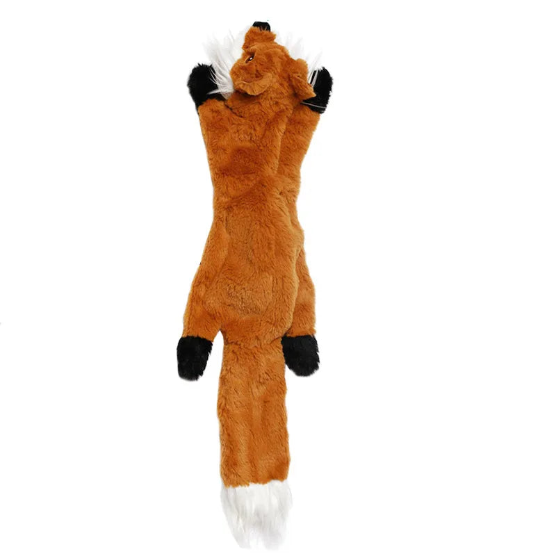 Plush Dinosaur Dog Toy with Squeaker – Interactive Chew Toy for Small Dogs & Cats