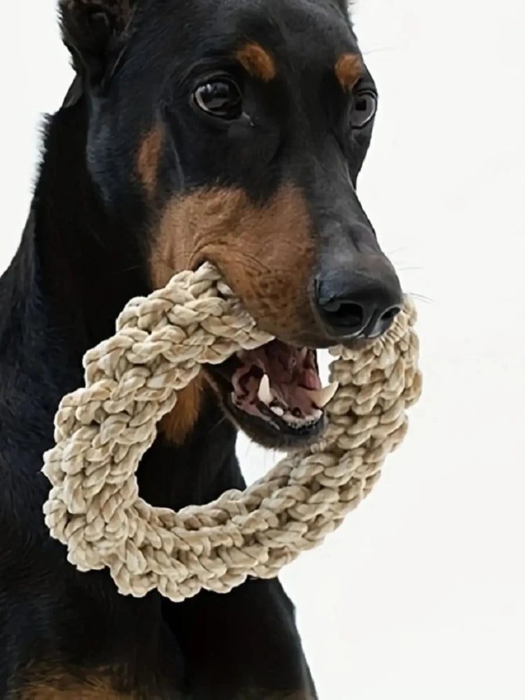 Durable Pet Dog Rope Toy – Bite Resistant Interactive Chew Toy for Medium and Large Dogs