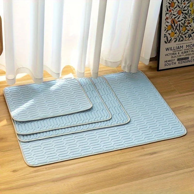 2025 Upgraded Ice-Cool Summer Pet Cooling Mat and Bed Sweat-Absorbent Fabric Available in 4 Sizes for Small Medium and Large Pet