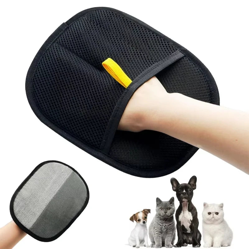 Pet Hair Remover Glove Brush – Washable Grooming & De-Shedding Mitt for Cats & Dogs