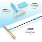 Pet Hair Remover Set – 3-in-1 Carpet Rake Tool with Telescopic Handle for Dog & Cat Fur Cleaning