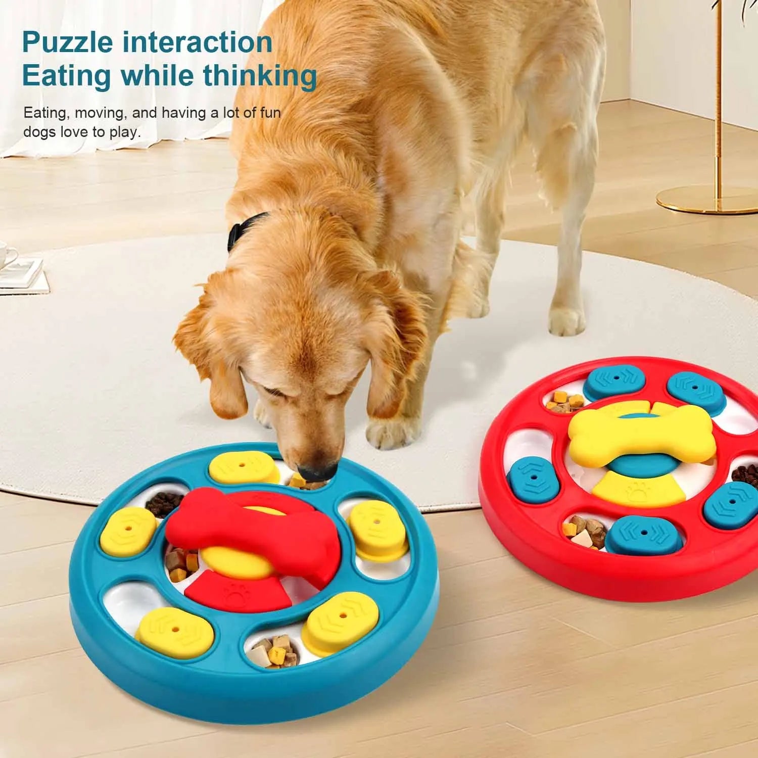Slow Feeder Dog Bowl – Anti-Gulp Maze Design for Small, Medium & Large Dogs