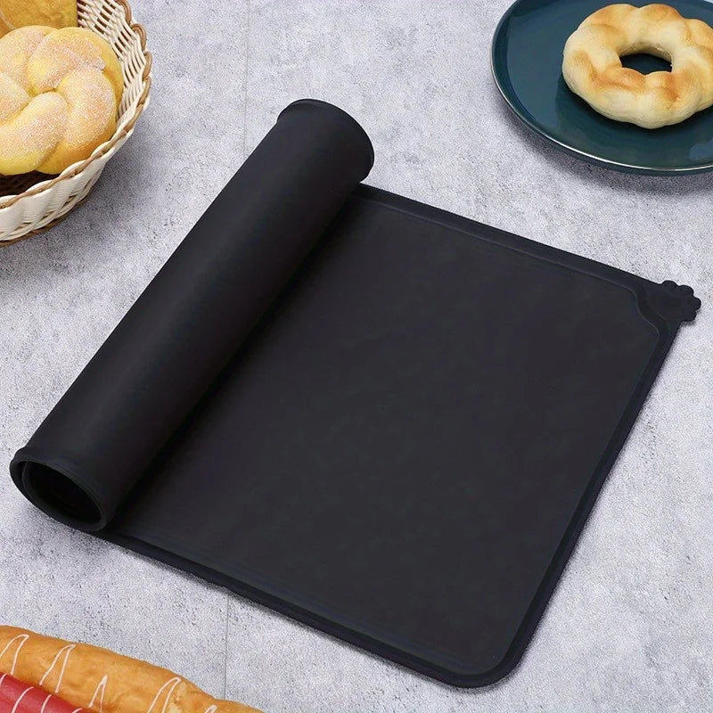 Silicone Pet Feeding Mat – Waterproof Non-Slip Dog & Cat Food Bowl Placemat